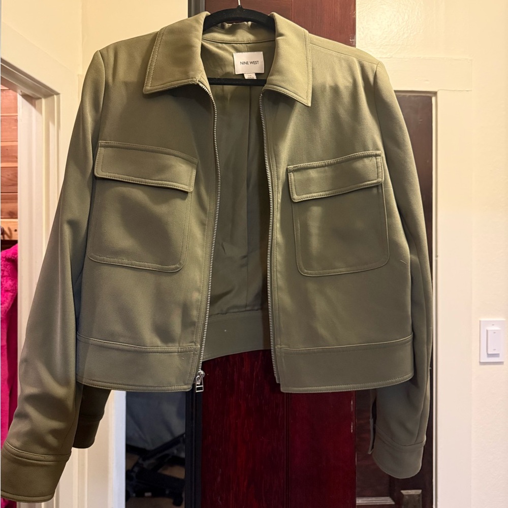 Nine West Olive Utility Jacket